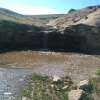 A wet summer in 2014 made for a nice waterfall and a full pond !